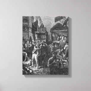 Building of Avenue de l'Opera Canvas Print