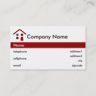 Building or Roofing Business Card Design