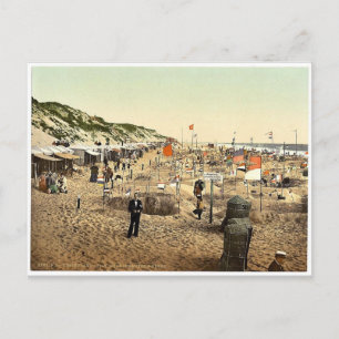Building sand castles, Westerland, Sylt, Schleswig Postcard