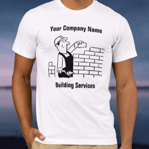 Building Services Cartoon T-Shirt