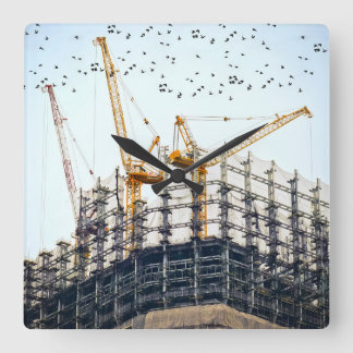 building square wall clock