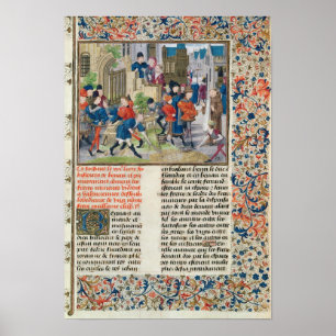 Building the Foundations of the Monastery Poster