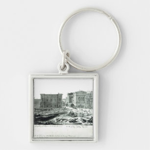 Building the New Gallery of the British Museum Key Ring