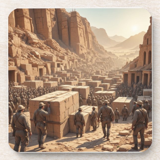 Building the Pyramids Coaster (Front)