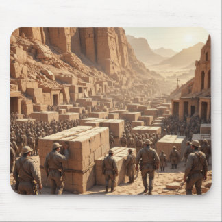 Building the Pyramids Mouse Pad