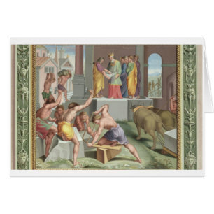 Building The Temple of Solomon, illustration from