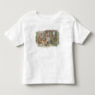 Building The Temple of Solomon, illustration from Toddler T-Shirt