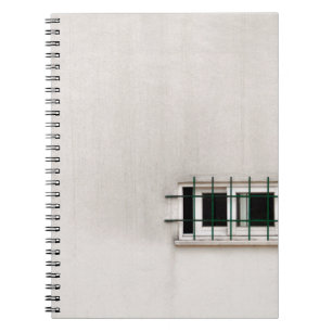 Building window architecture old notebook