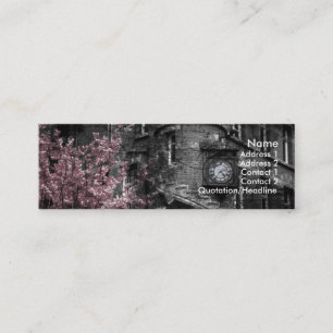 Building with Pink Bushes Profile Card
