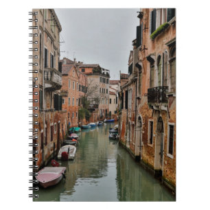 Buildings along canals of Venice Notebook
