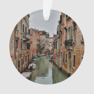Buildings along canals of Venice Ornament