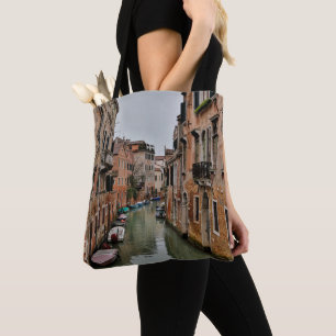 Buildings along canals of Venice Tote Bag