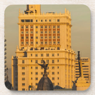 Buildings along Gran Via and Edificio Espana Coaster