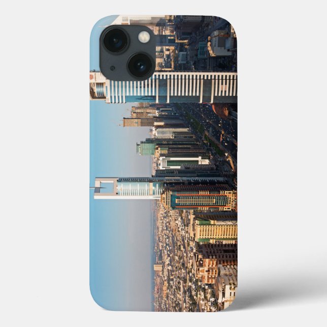 Buildings Along Sheikh Zayed Road, Dubai Case-Mate iPhone Case (Back)