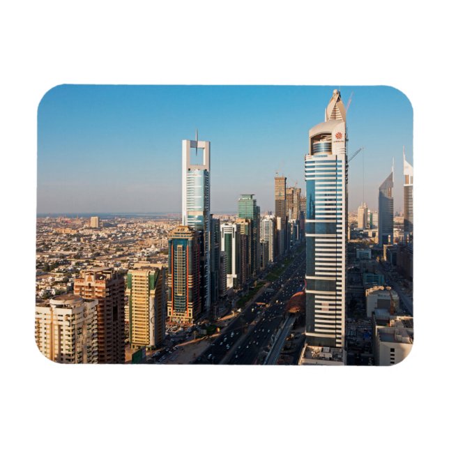 Buildings Along Sheikh Zayed Road, Dubai Magnet (Horizontal)