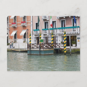 Buildings at the waterfront in Venice, Italy Postcard