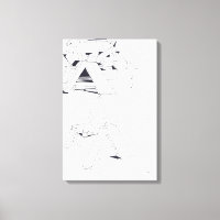Building's Games AA Monogram Drawing 11 Canvas