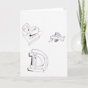 Building's Games CLD Monogram Drawing 15 Card