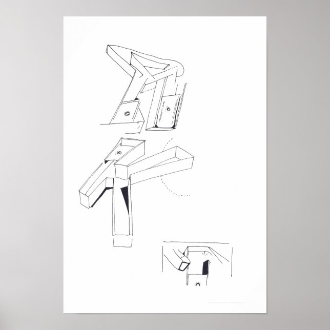 Building's Games K Monogram Drawing 19 C Poster (Front)