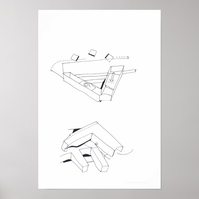 Building's Games with VF Monogram Cubes Drawing 12 Poster (Front)