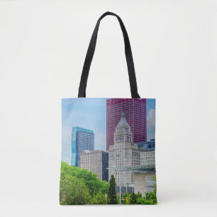 Buildings In Chicago Tote Bag