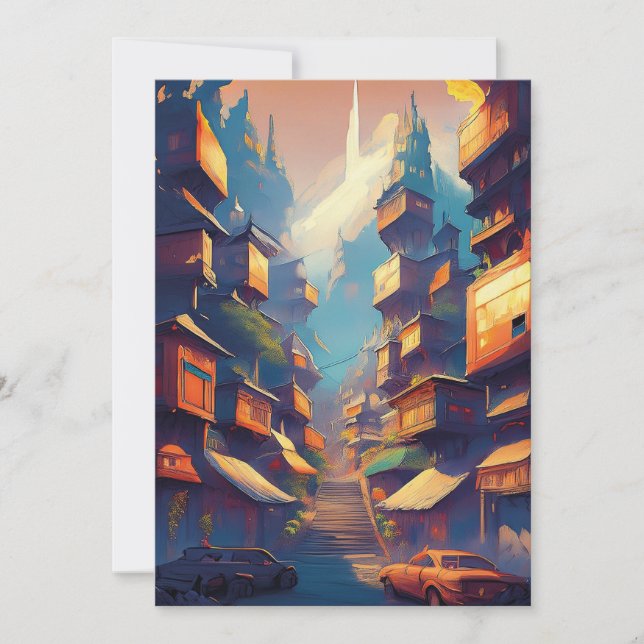 Buildings Invitation (Front)