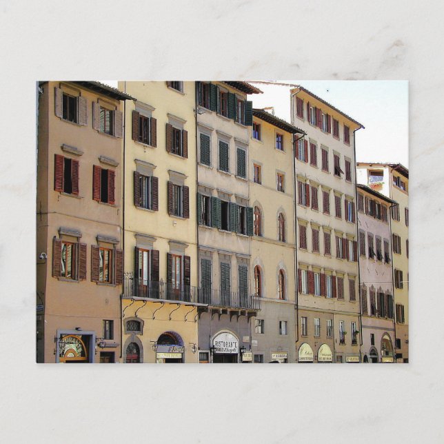 Buildings Of Florance Postcard (Front)