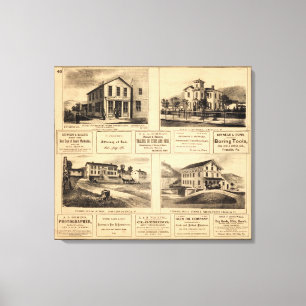 Buildings, Oil City, Franklin, Tarr Farm Canvas Print