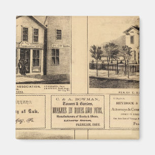 Buildings, Oil City, Franklin, Tarr Farm Magnet