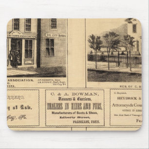 Buildings, Oil City, Franklin, Tarr Farm Mouse Pad