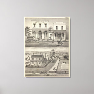 Buildings Woodland, Yolo Canvas Print