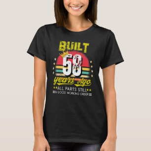 Built 58 Years Ago 58th Birthday Party 58 Yrs Old T-Shirt