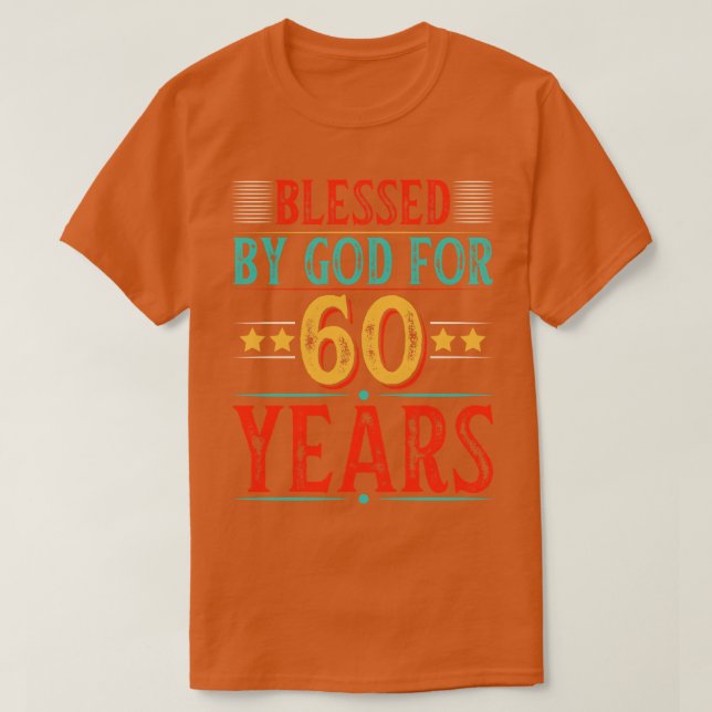 Built 60 Years Ago All Parts Original Birthday 1 T-Shirt (Design Front)