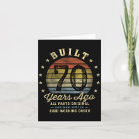 Built 70 Years Ago - All Parts Original 70th Birth