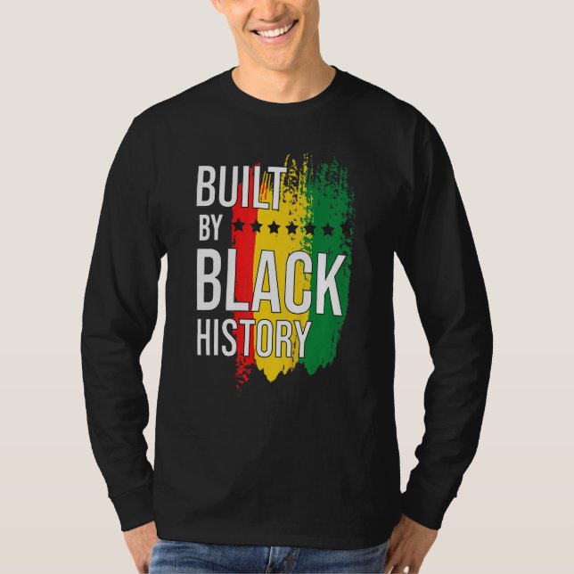 Built By Black History Blackity Black Black T-Shirt (Front)