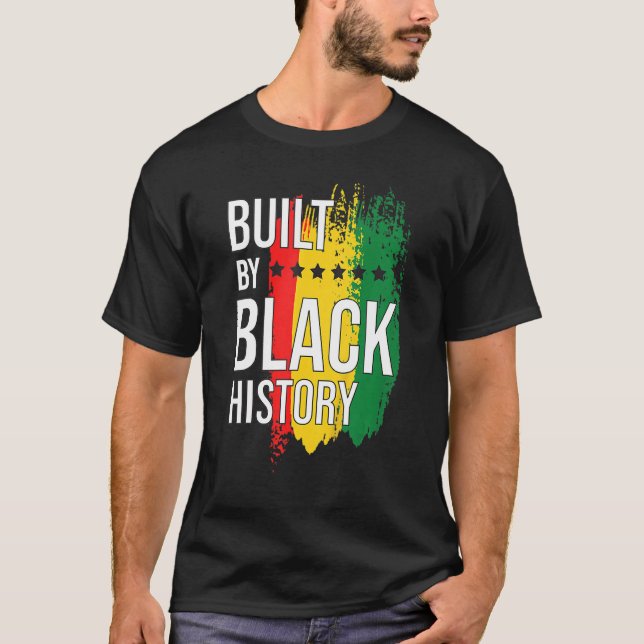 Built By Black History Blackity Black Black T-Shirt (Front)