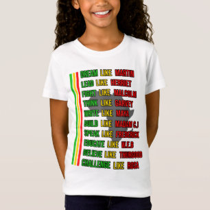 Built by Teach Black History Month Kids Proud Afri T-Shirt