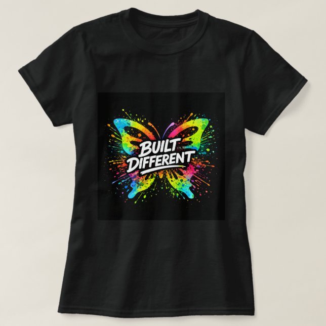 Built Different Butterfly Shirt 0047699 (Design Front)