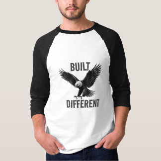 Built Different Gym Motivational Eagle Long Sleeve T-Shirt