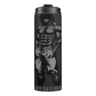 Built Different Monstrous Physique Heavyweight Gym Thermal Tumbler