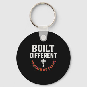 Built Different Powered By Christ Christian Philip Key Ring