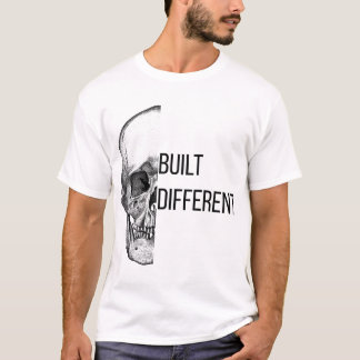 Built Different Skull T-Shirt – Edgy Urban