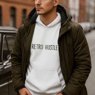 Built Different – Vintage Retro Hustler Hoodie