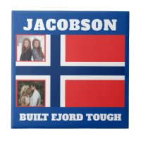 "Built Fjord Tough" and Norwegian Flag