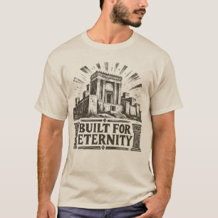 Built For Eternity - Holy Temple Vintage Engraving T-Shirt