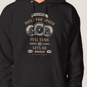 Built for speed t-shirt, Speed demon Racing Hoodie