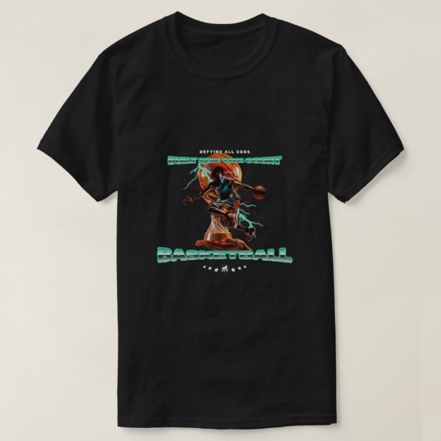 BUILT FOR THE COURT, BASKETBALL T-Shirt (Design Front)