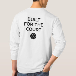Built for the Court – Minimalist Basketball Design T-Shirt