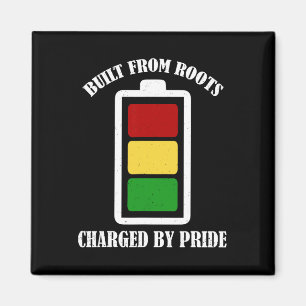 Built From Roots Juneteenth Black History African Magnet