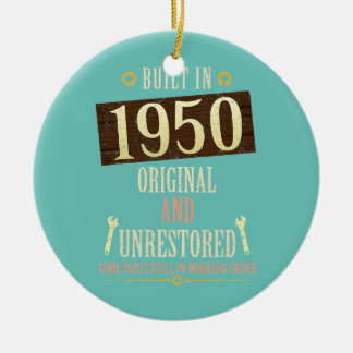Built In 1950 Original And Unrestored  Ceramic Tree Decoration